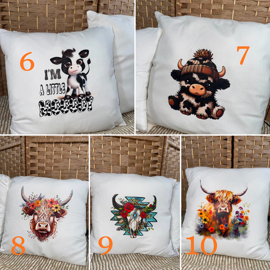 Country Print Cushions