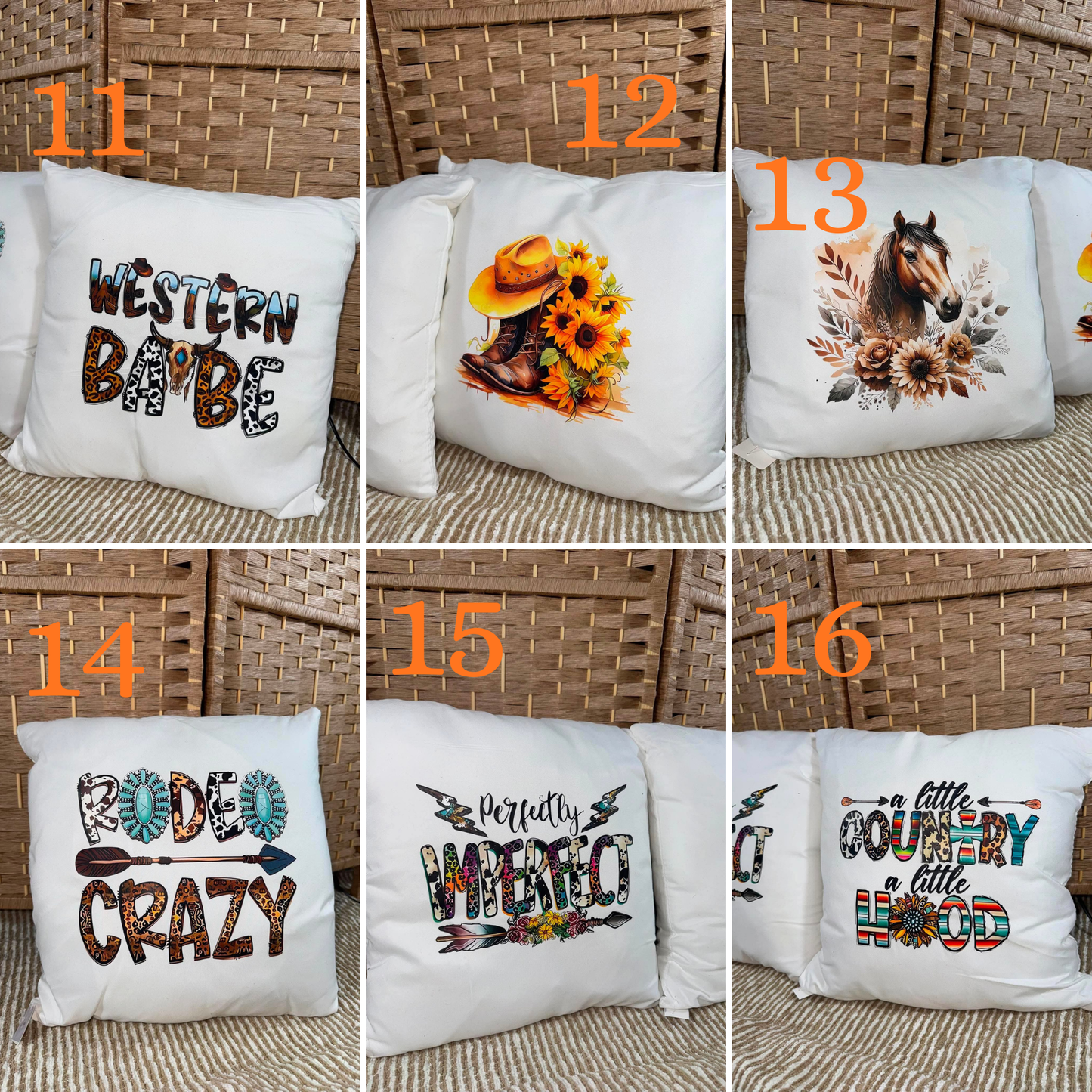 Country Print Cushions