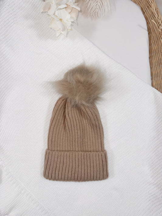 Wild Pom Pom Beanie