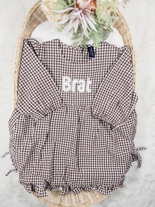 Gingham Bow Dress π
