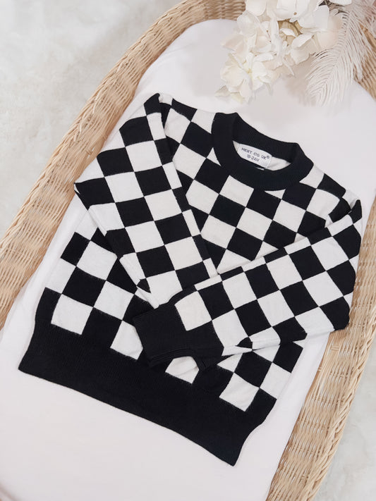 The Wanderer Check Sweater