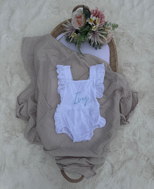 Ruffle Romper Dress