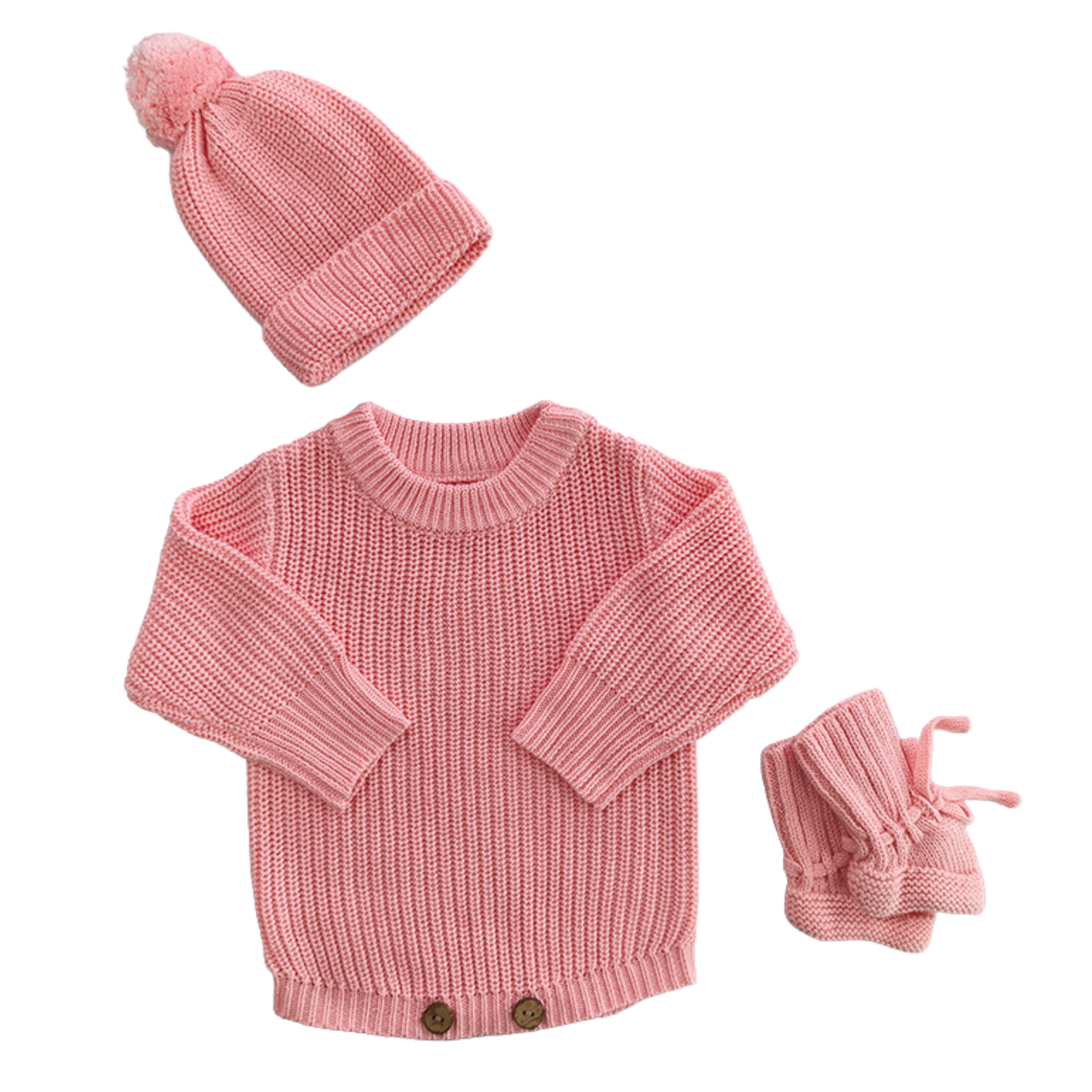 🤍 Classic Knitted Newborn Set 🤍