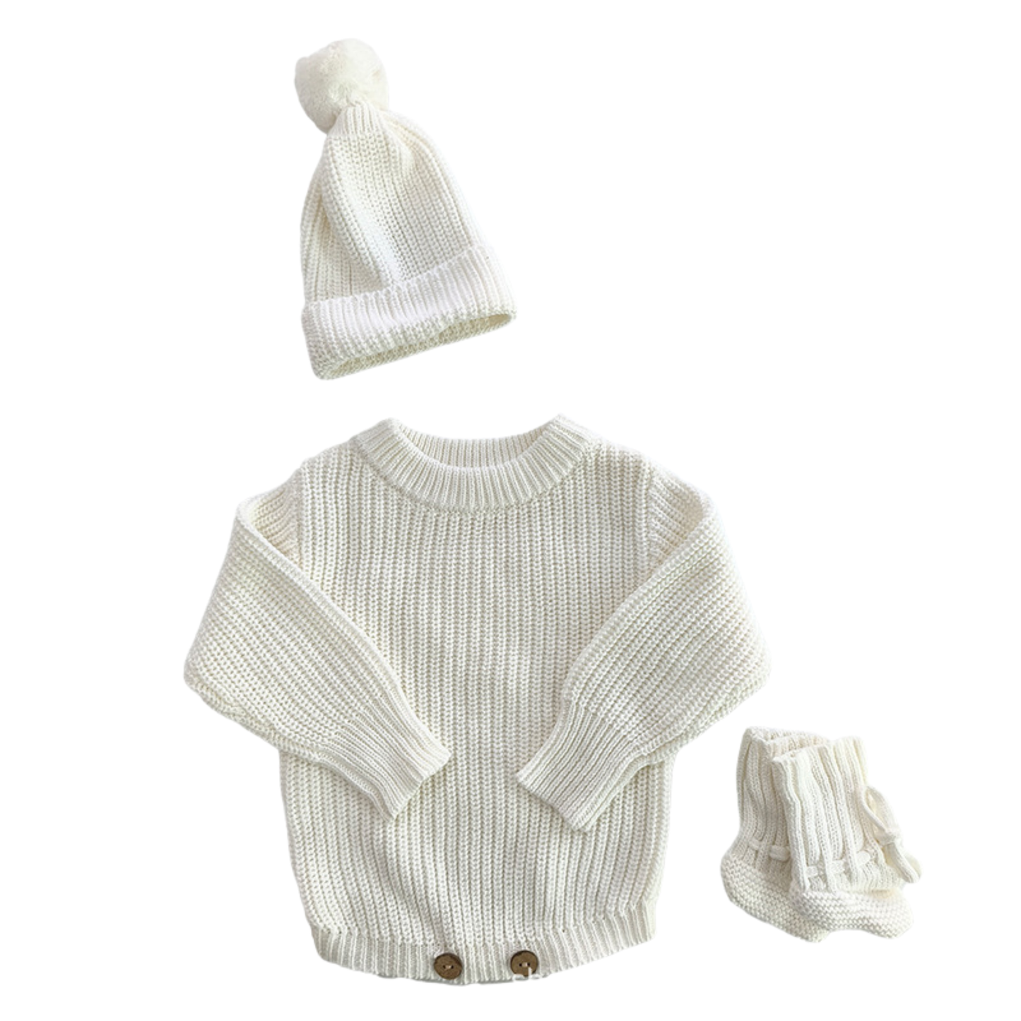 🤍 Classic Knitted Newborn Set 🤍