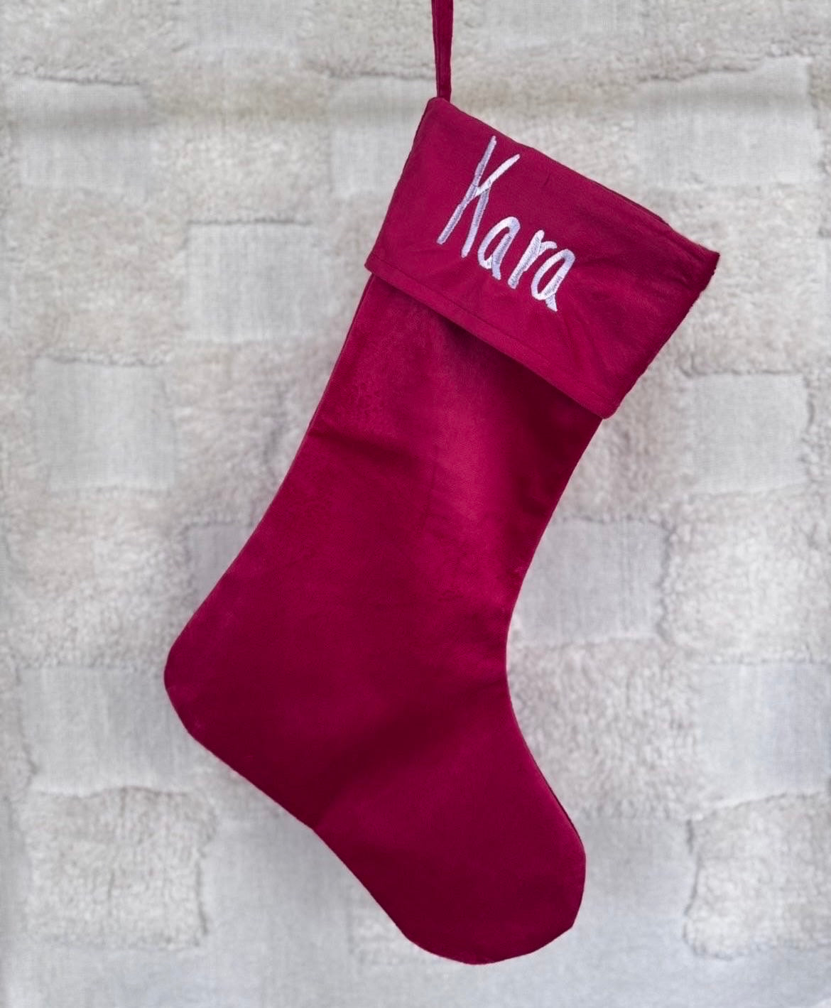 Personalised Velvet Christmas Stocking 🎄✨