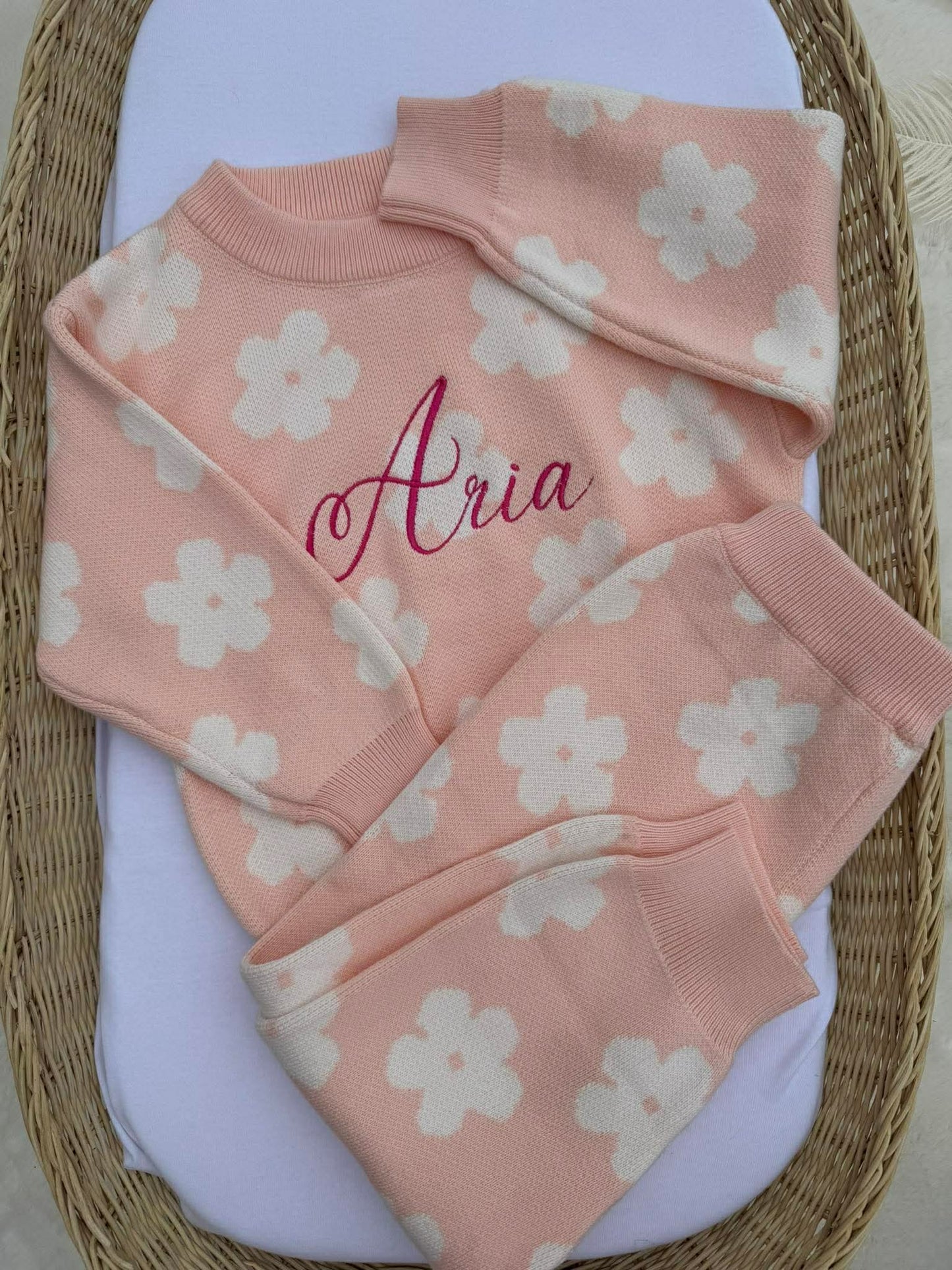Floral Knit Set