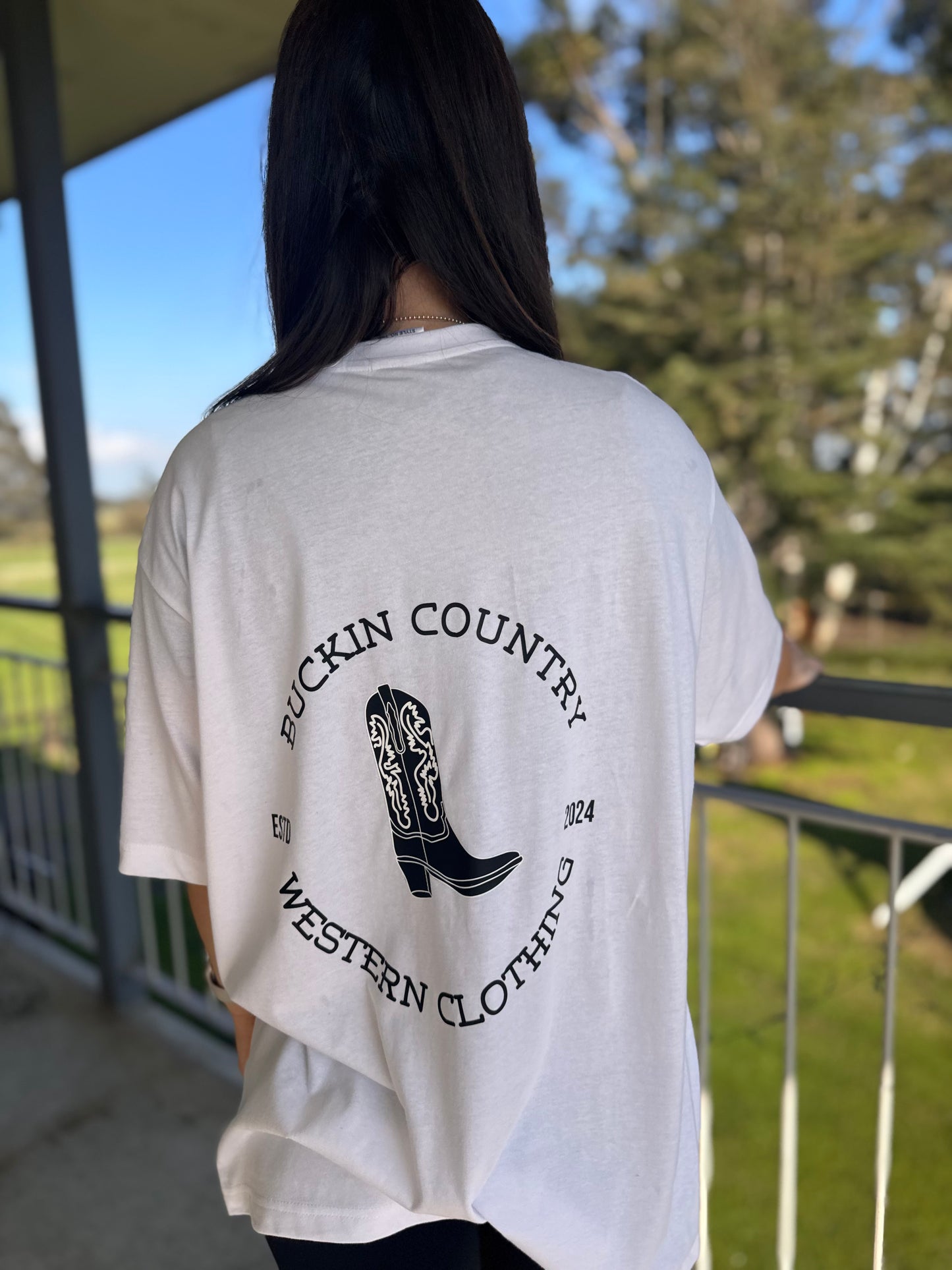 Buckin Country Boot Tshirt