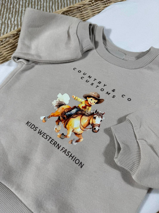 Boy Cowboy Sweatshirt