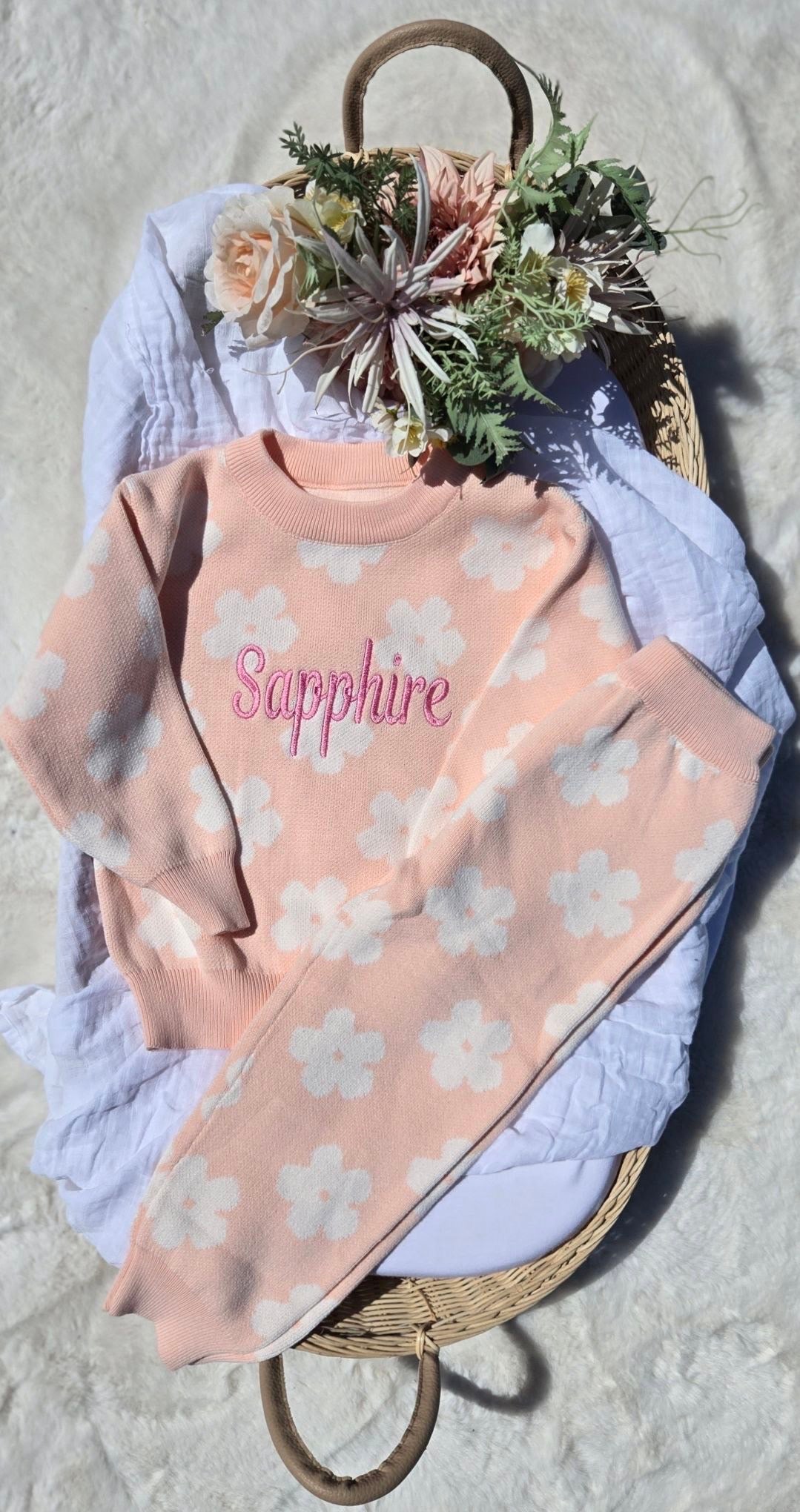 Floral Knit Set