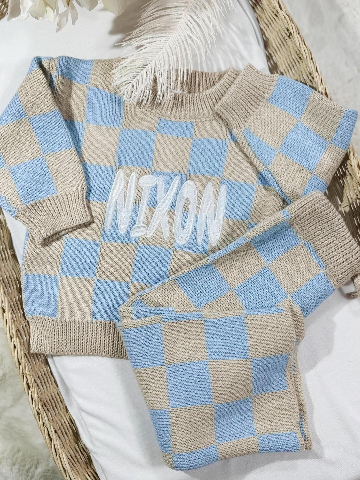 The Wander Cotton Knit Set 🤍✨