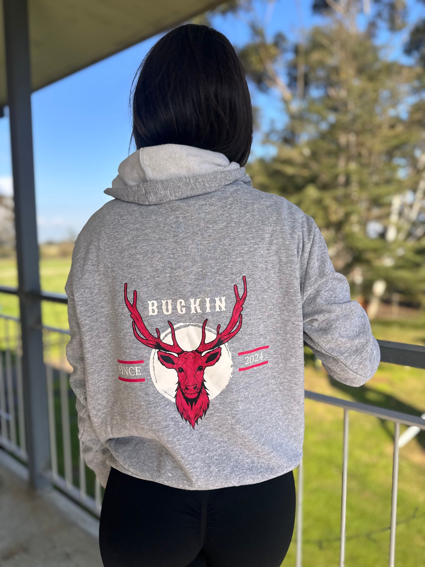 Deer Hoodie Buckin Country
