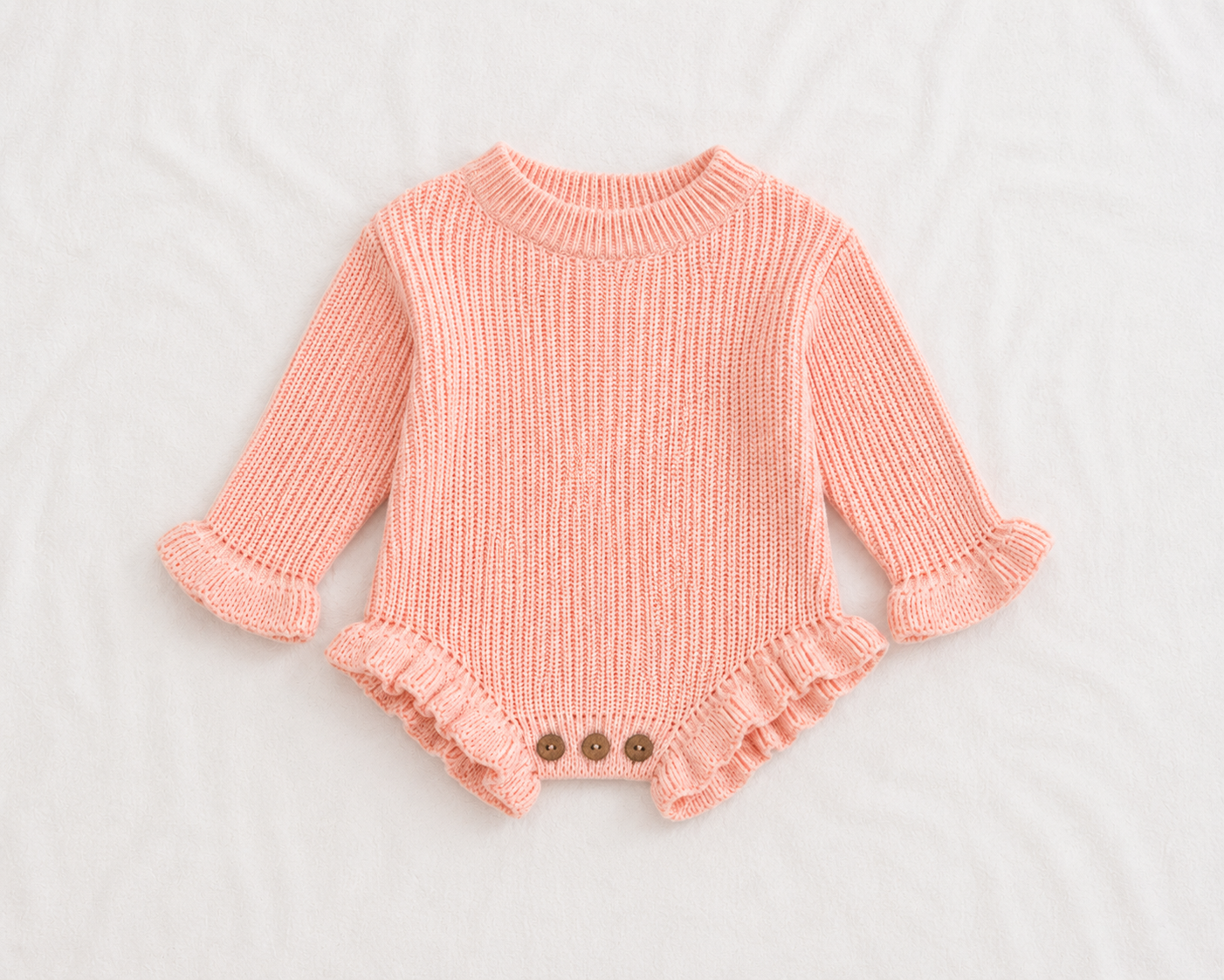 Knitted Frill Romper