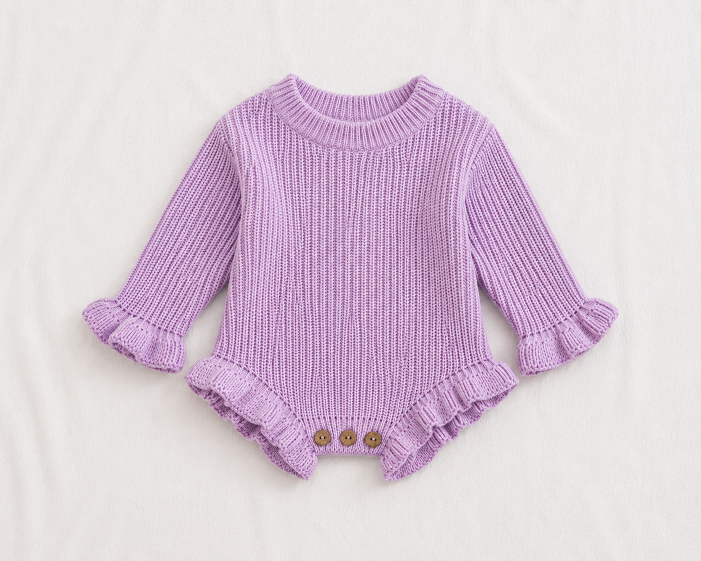 Knitted Frill Romper