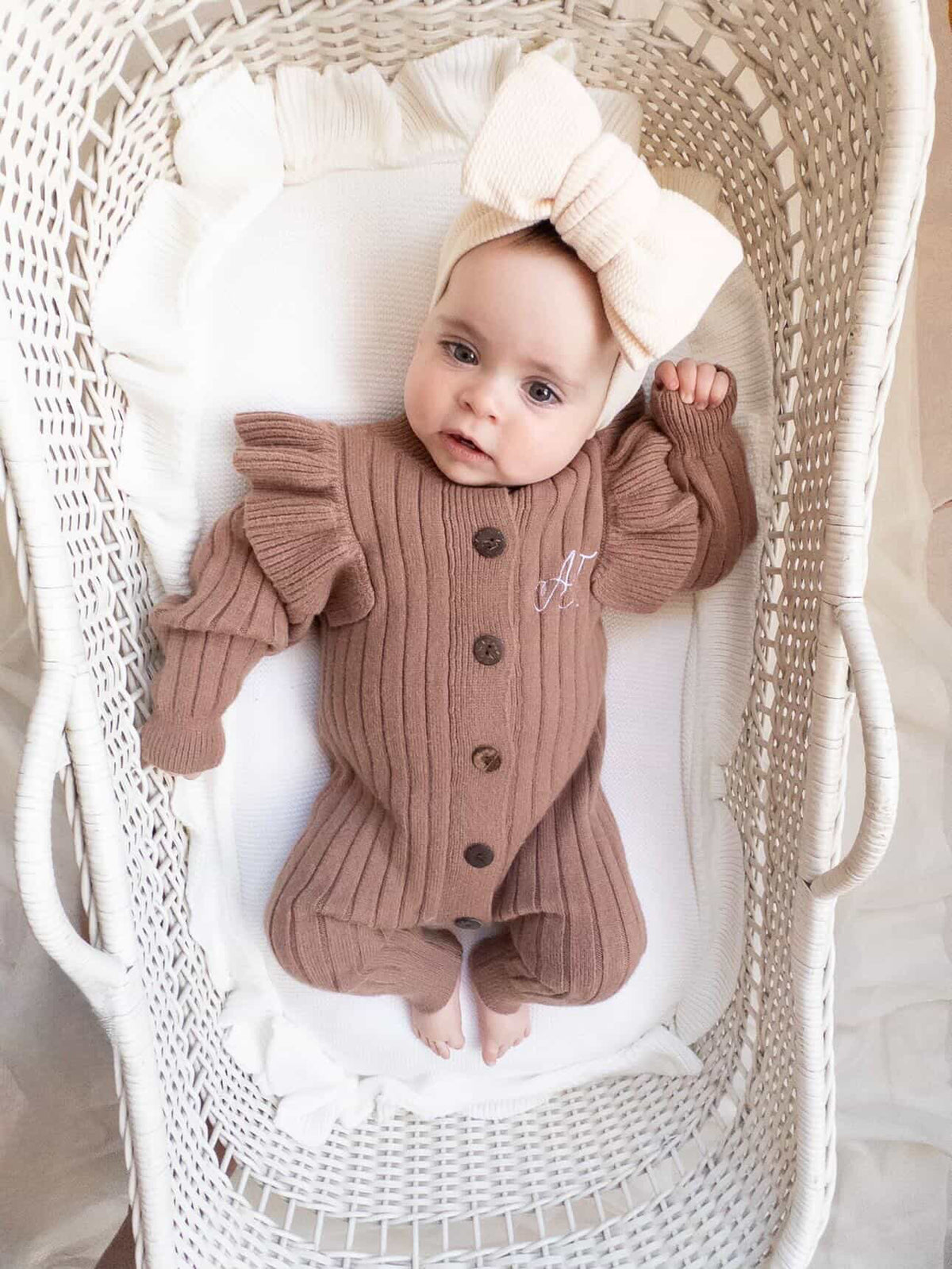 Knitted Ruffle Jumpsuit