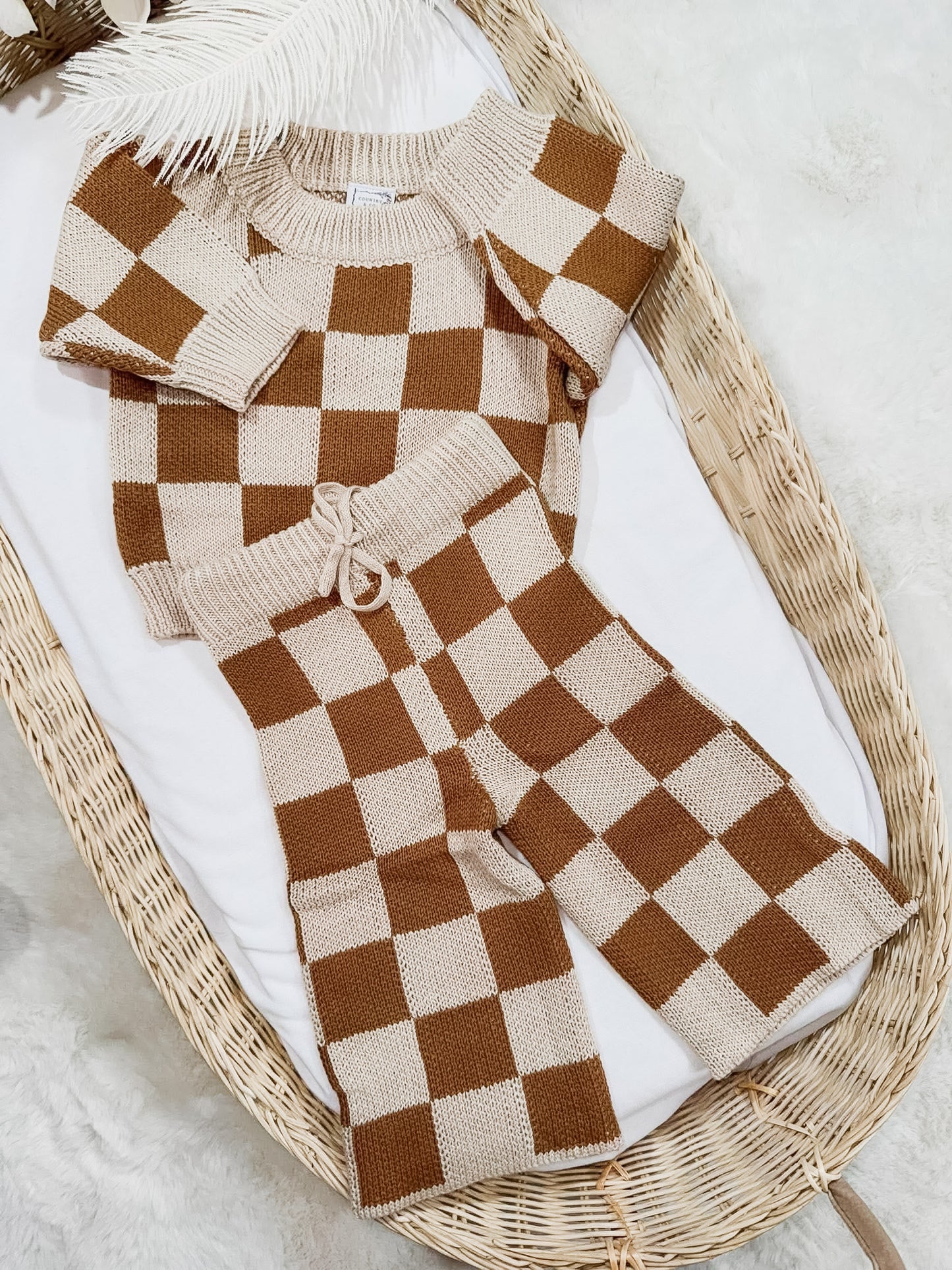The Wander Cotton Knit Set 🤍✨