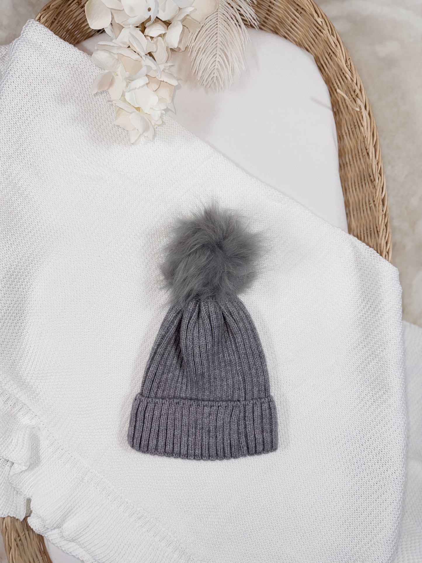 Wild Pom Pom Beanie