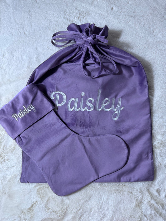 Personalised Velvet Christmas Sacks 🎄✨
