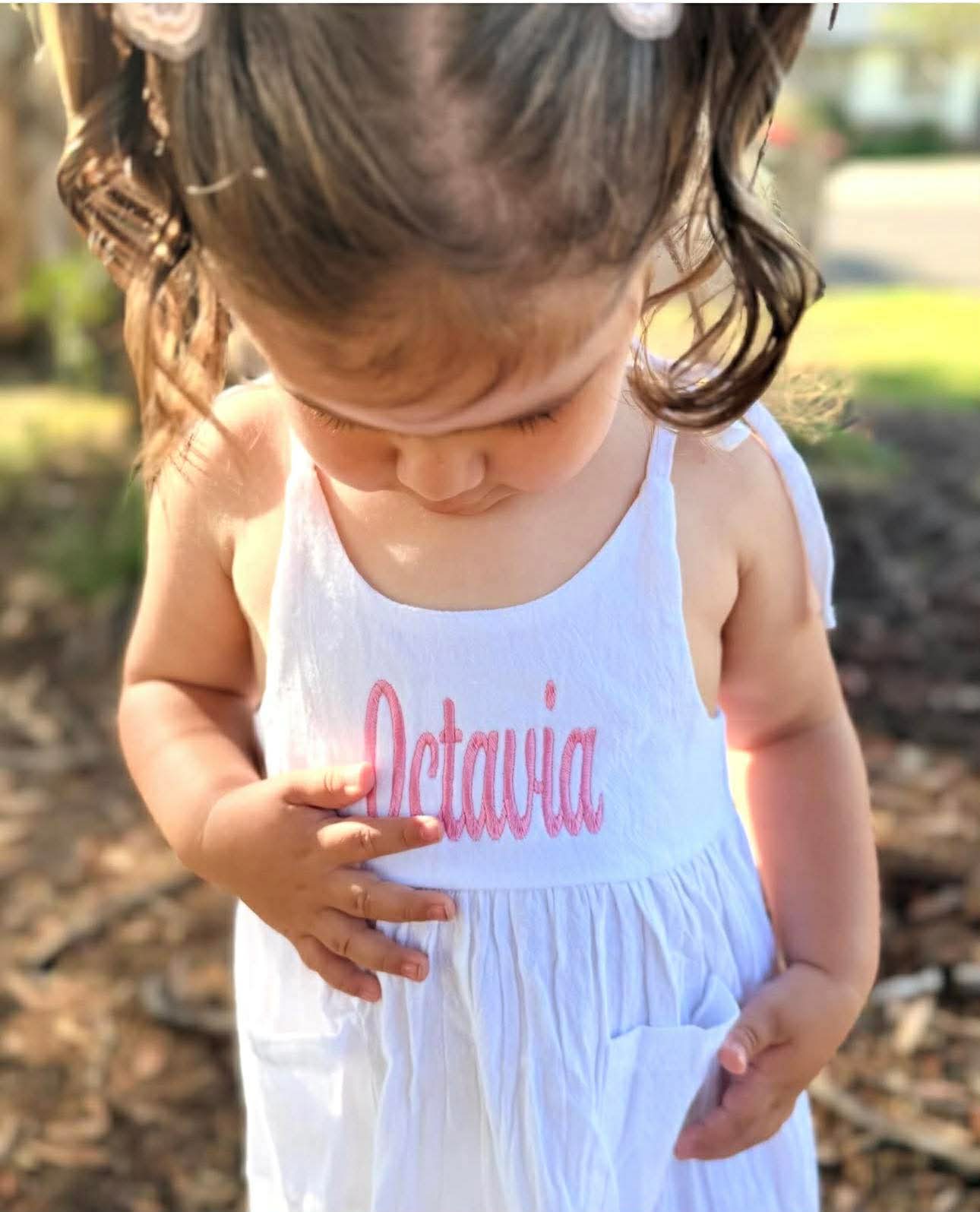 Personalised Linen Dress