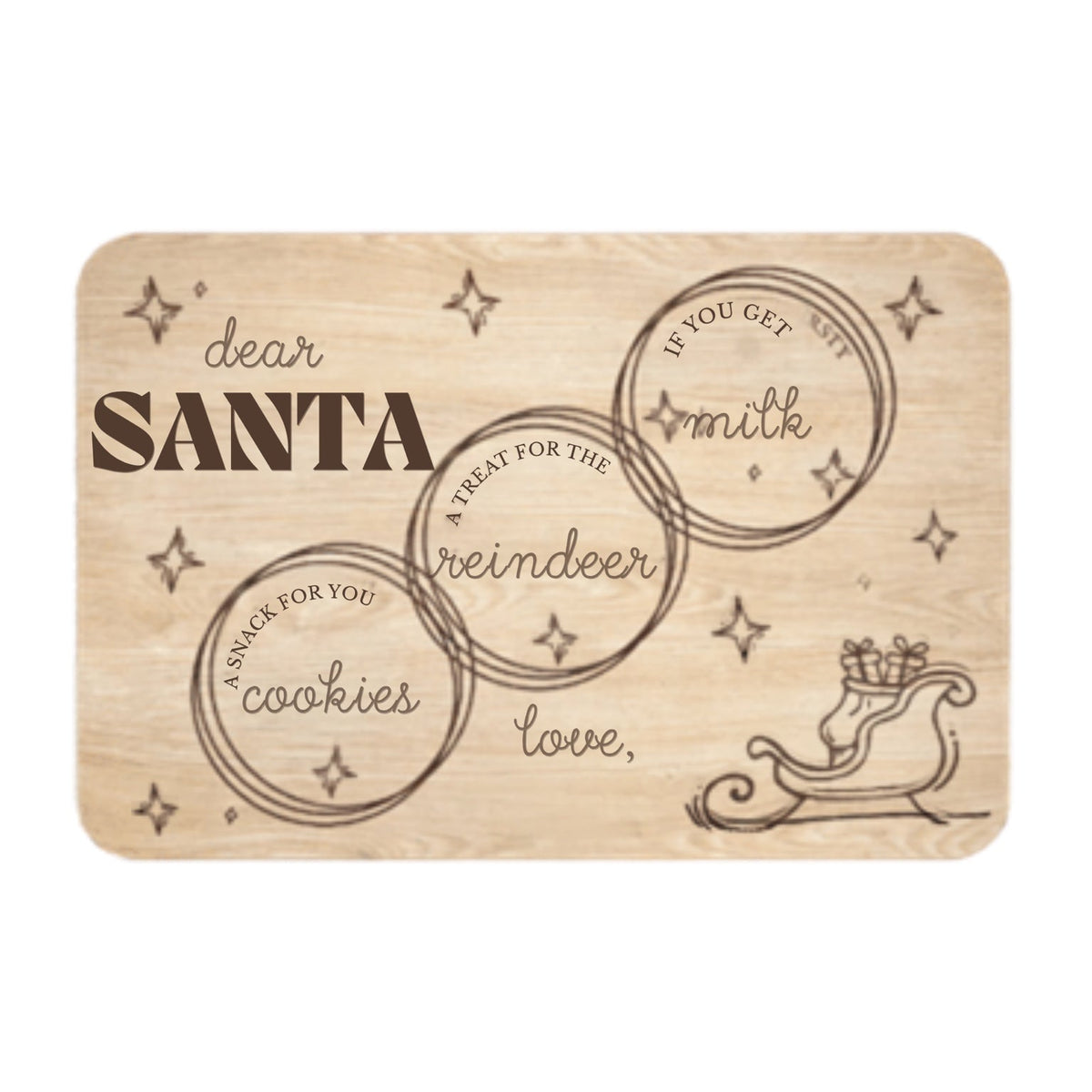Santa Treat Board design 1